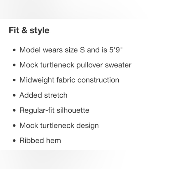 A New Day Mockneck Turtleneck Pullover Sweater - Picture 4 of 14